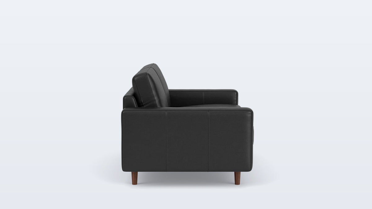 oskar loveseat - leather