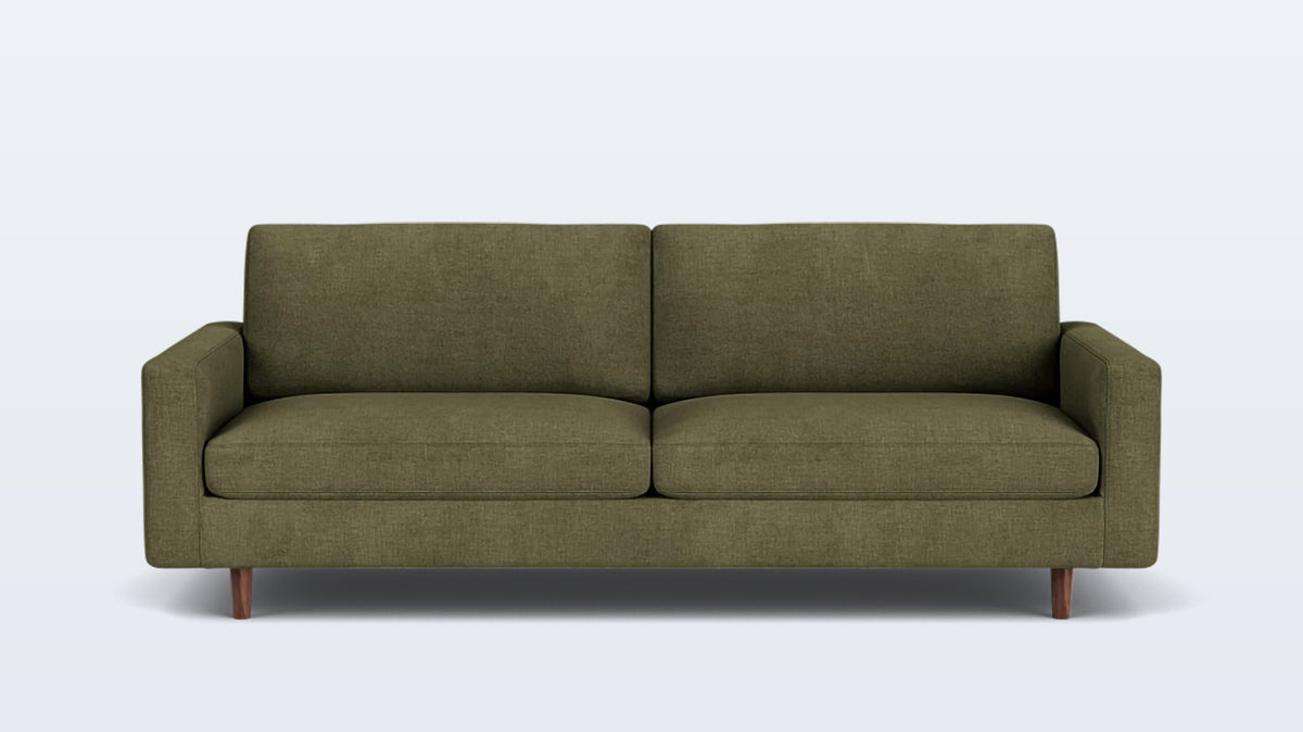 oskar plush 85&quot; sofa - fabric