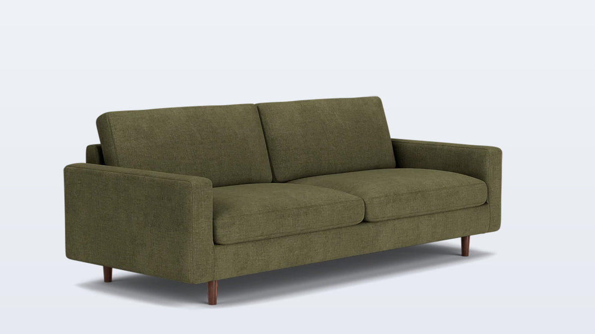 oskar plush 85&quot; sofa - fabric