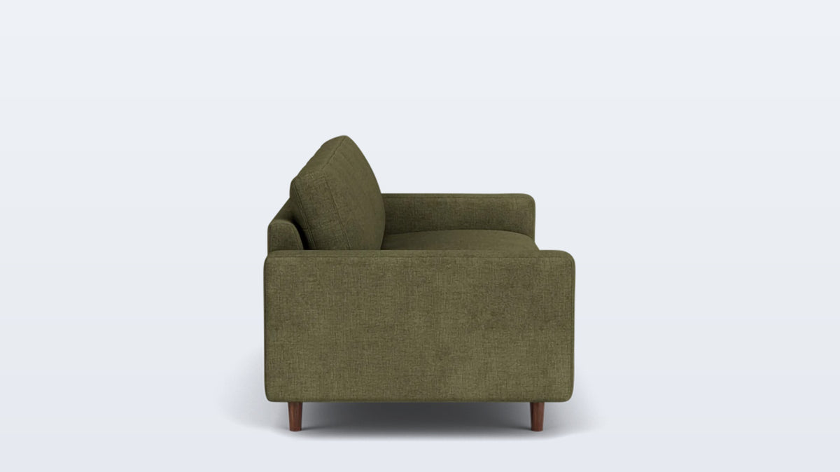 oskar plush 85&quot; sofa - fabric