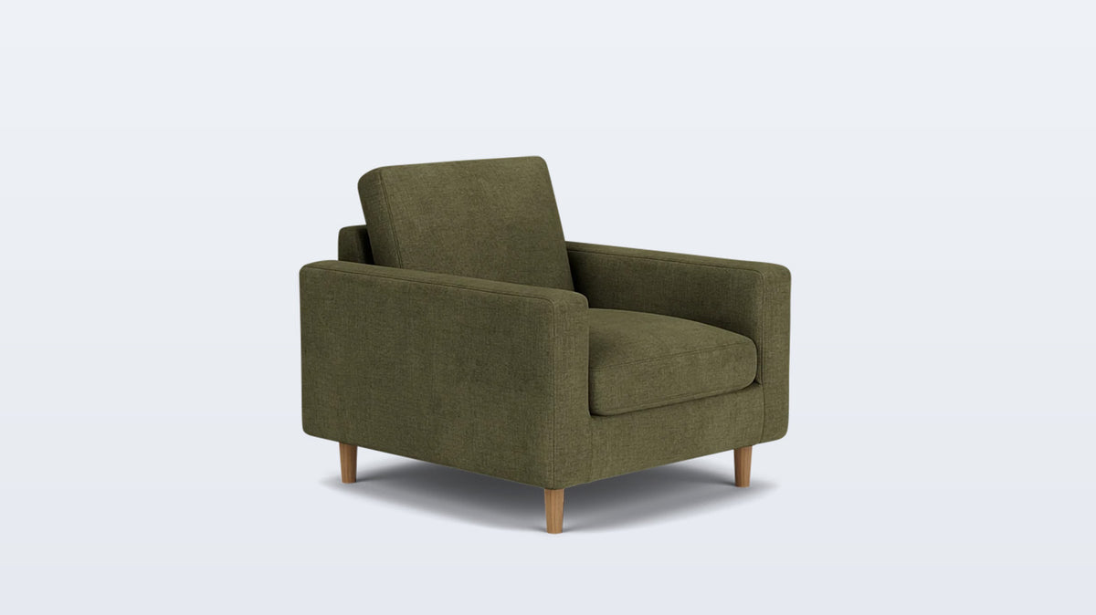 oskar plush chair - fabric