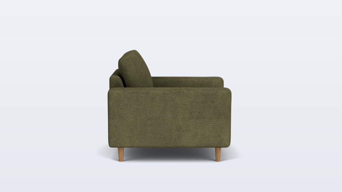 oskar plush chair - fabric