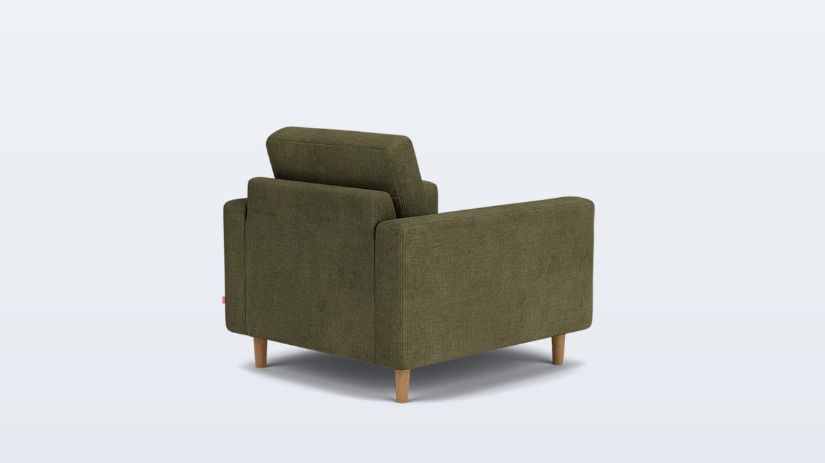 oskar plush chair - fabric