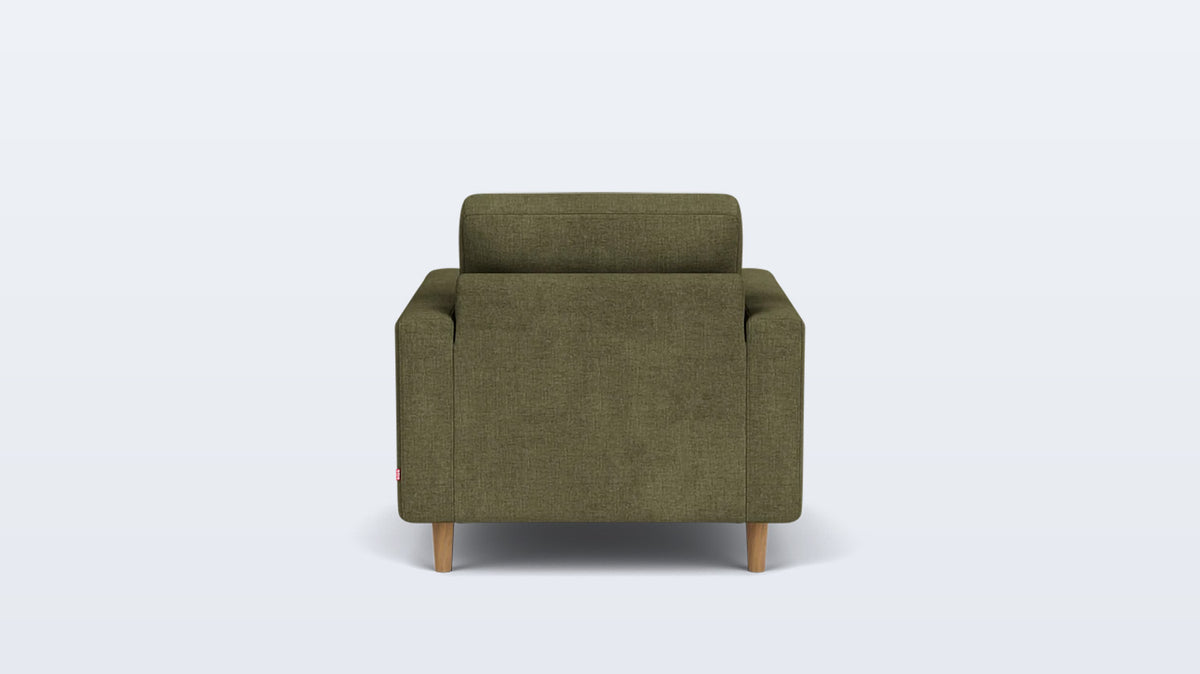 oskar plush chair - fabric