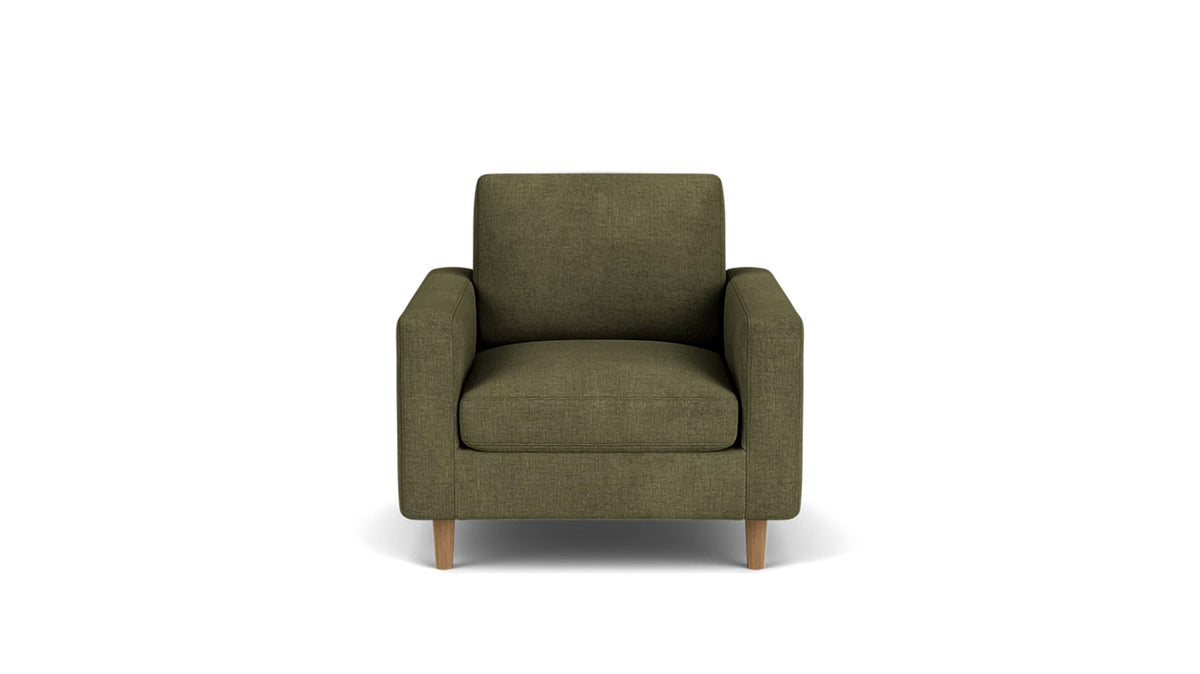 oskar plush chair - fabric