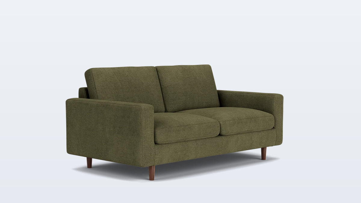 oskar plush loveseat - fabric