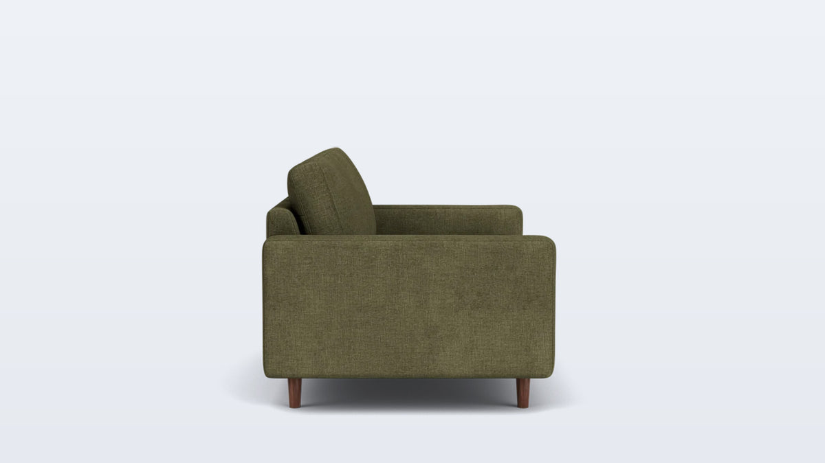 oskar plush loveseat - fabric