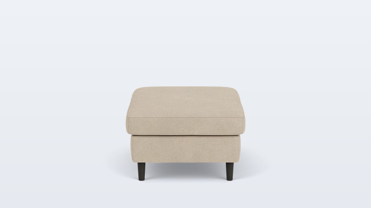 oskar rectangular storage ottoman - fabric