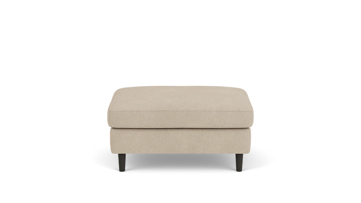 oskar rectangular storage ottoman - fabric