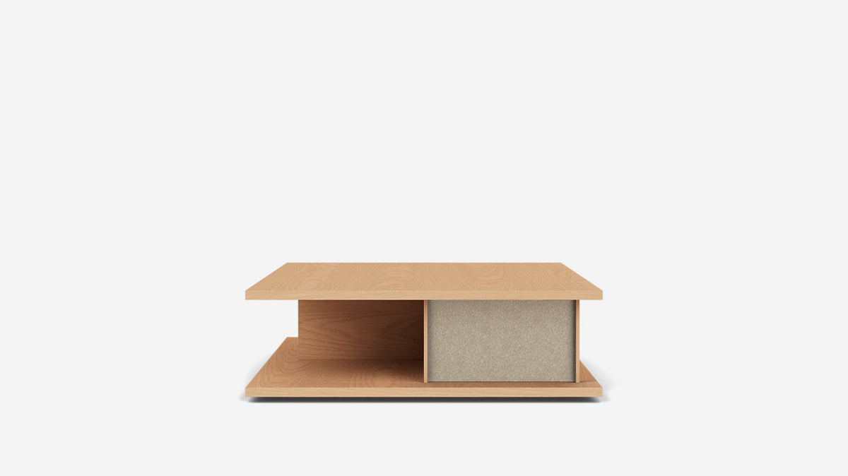 plank square coffee table