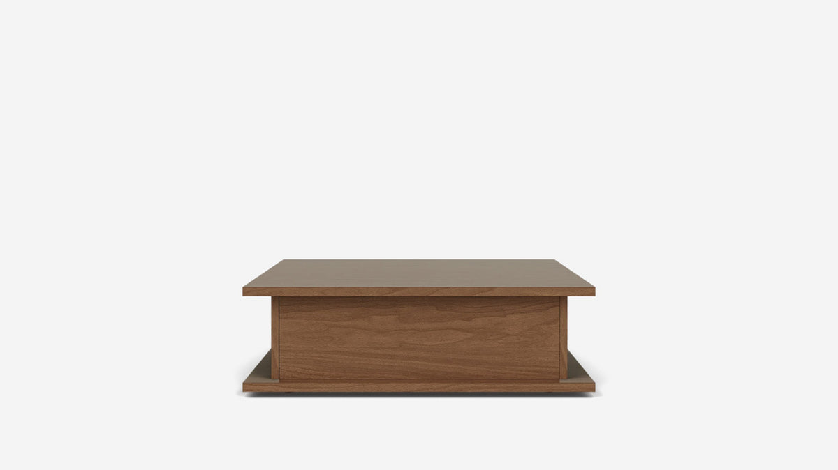 plank square coffee table