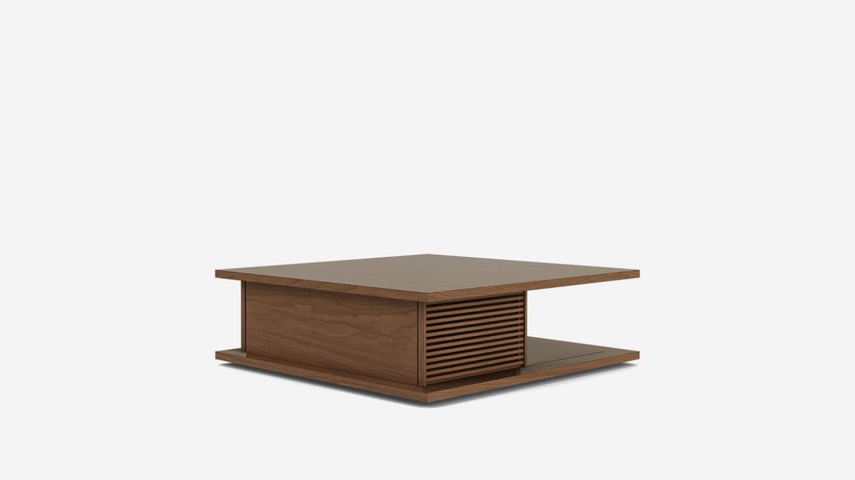plank square coffee table