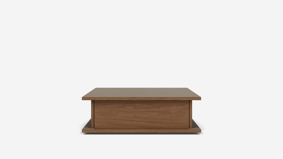 plank square coffee table