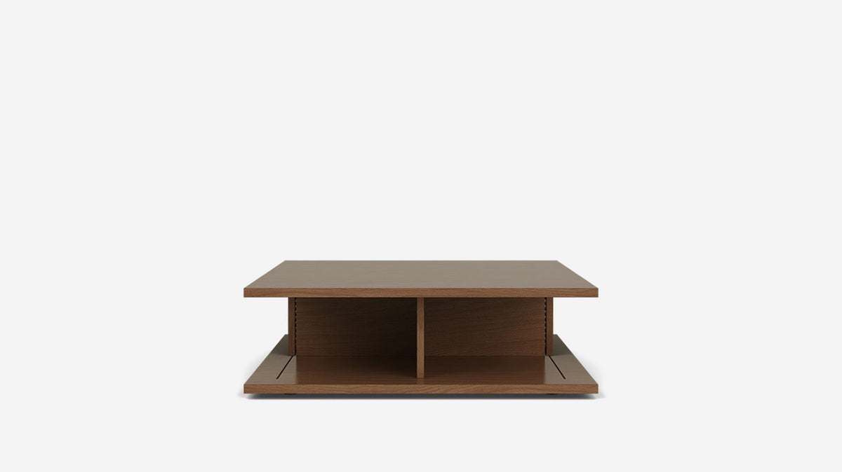 plank square coffee table