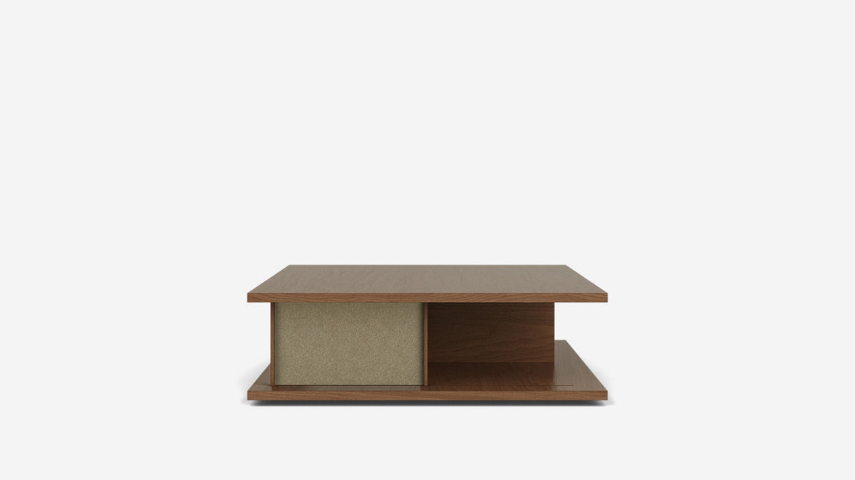 plank square coffee table
