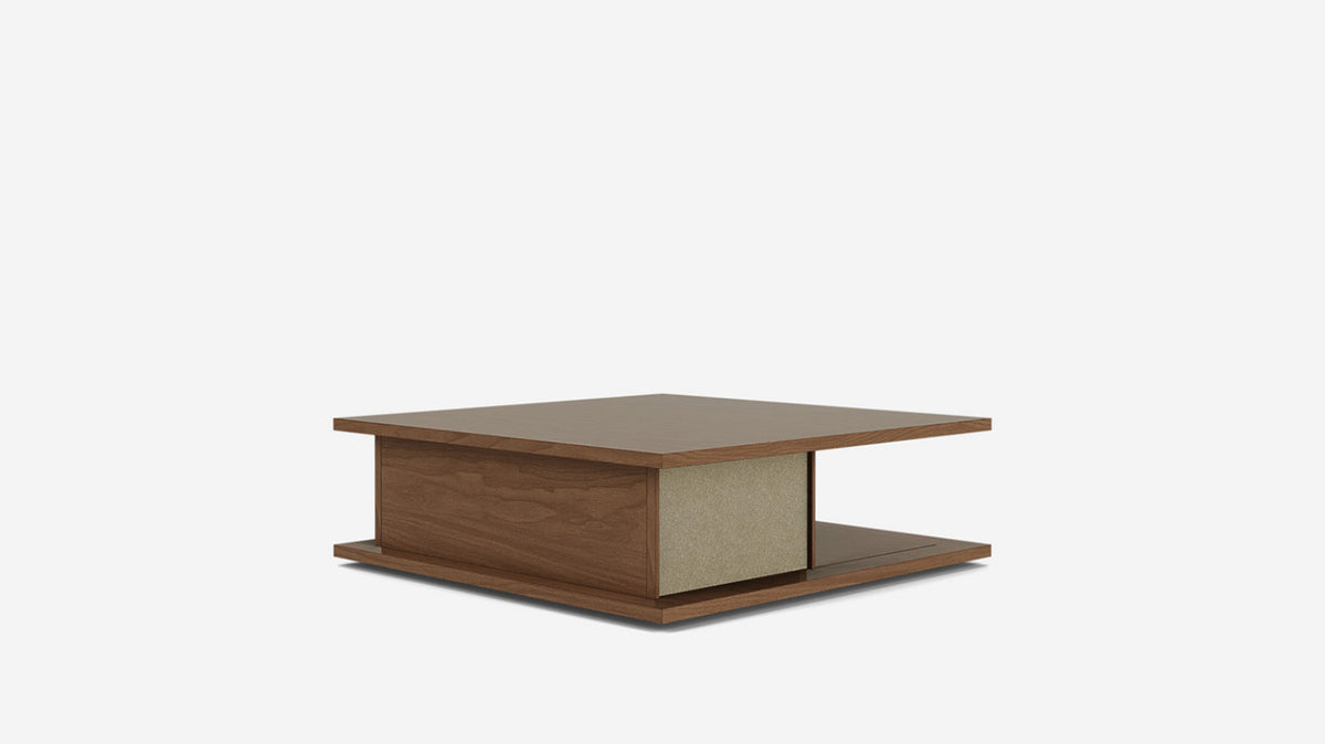 plank square coffee table