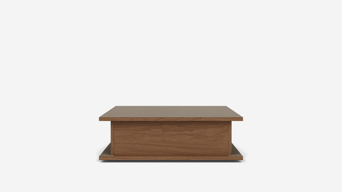 plank square coffee table