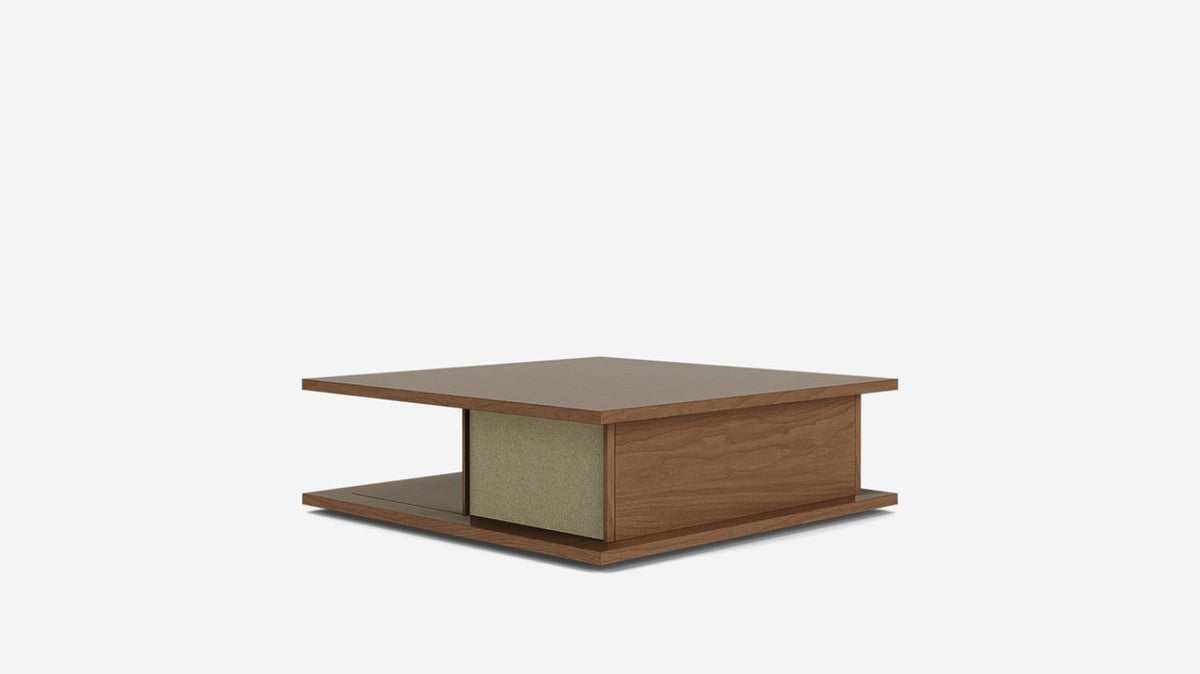 plank square coffee table
