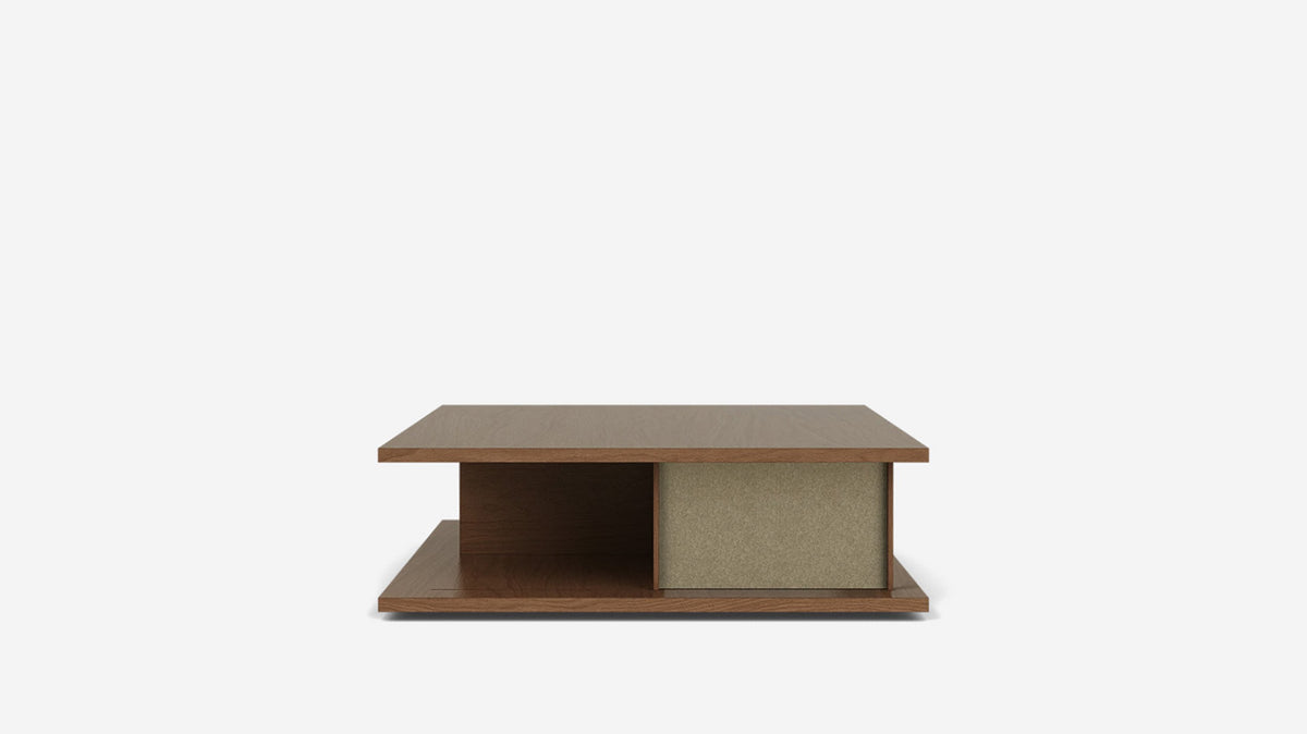 plank square coffee table