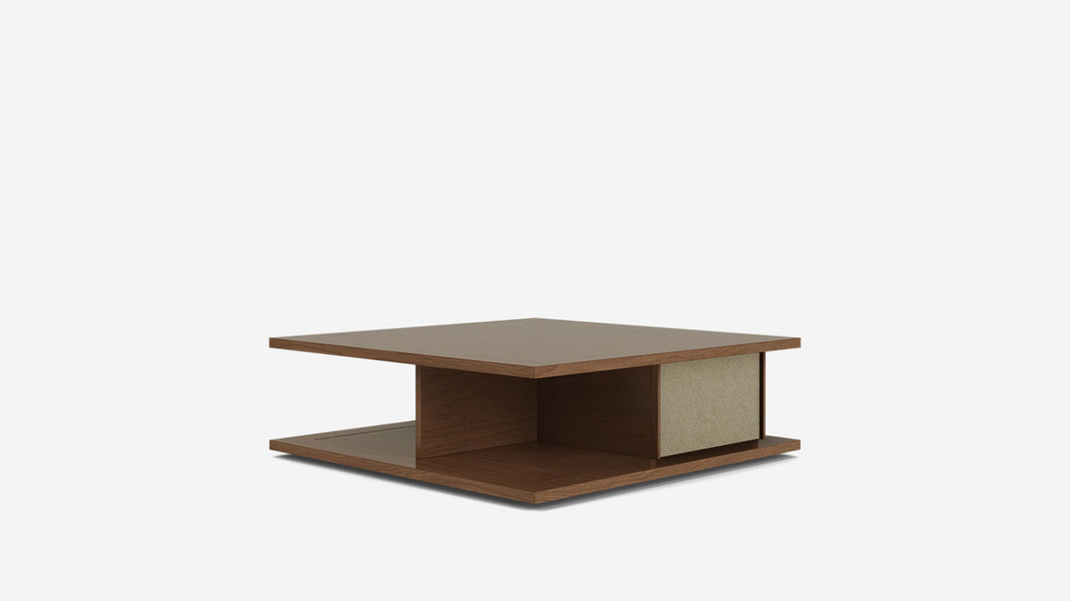 plank square coffee table