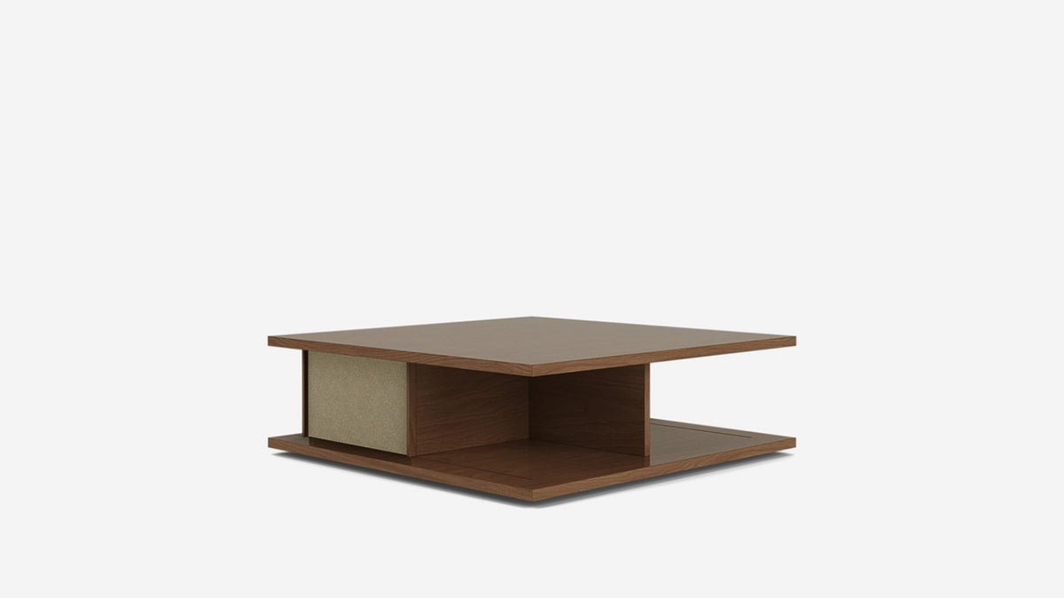 plank square coffee table