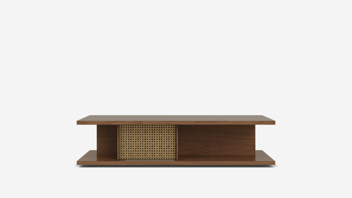 plank rectangular coffee table