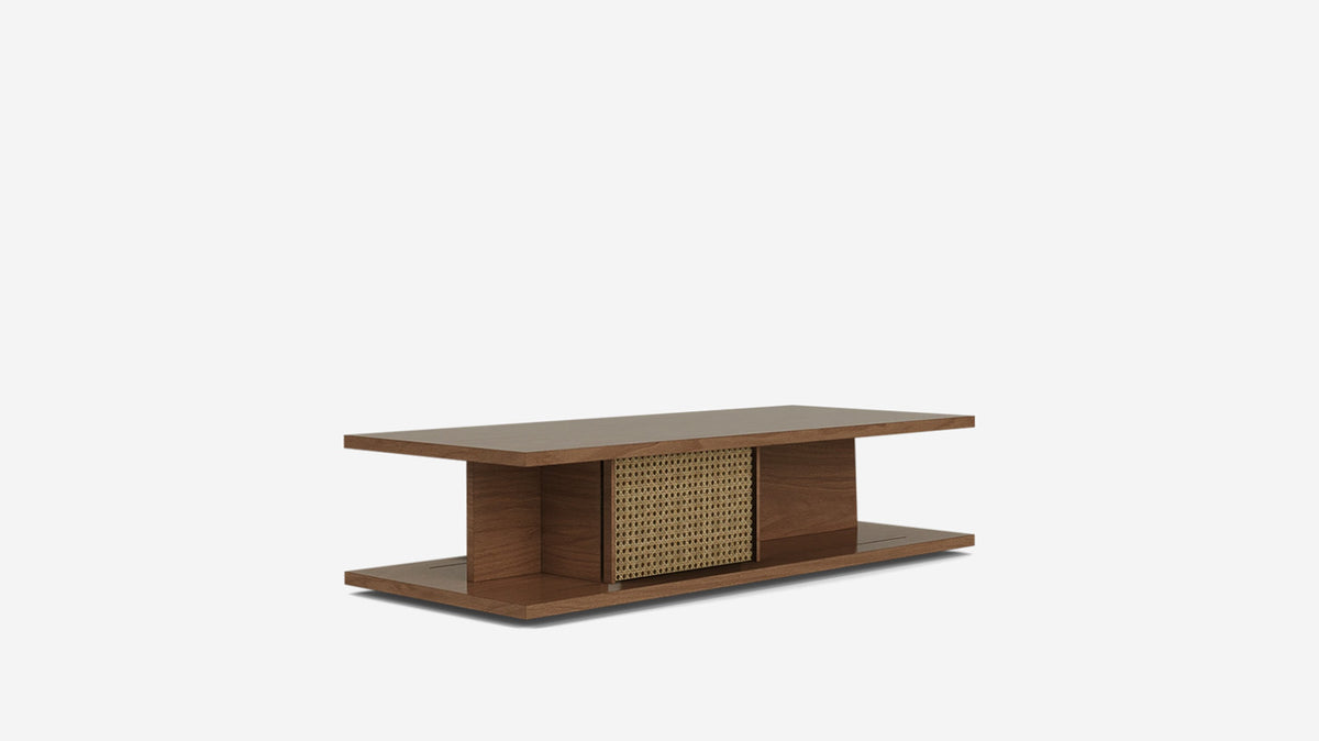 plank rectangular coffee table