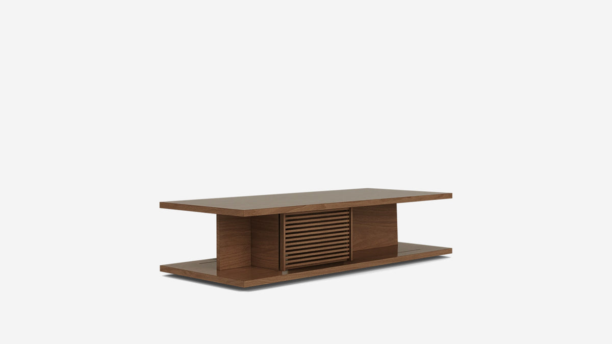 plank rectangular coffee table