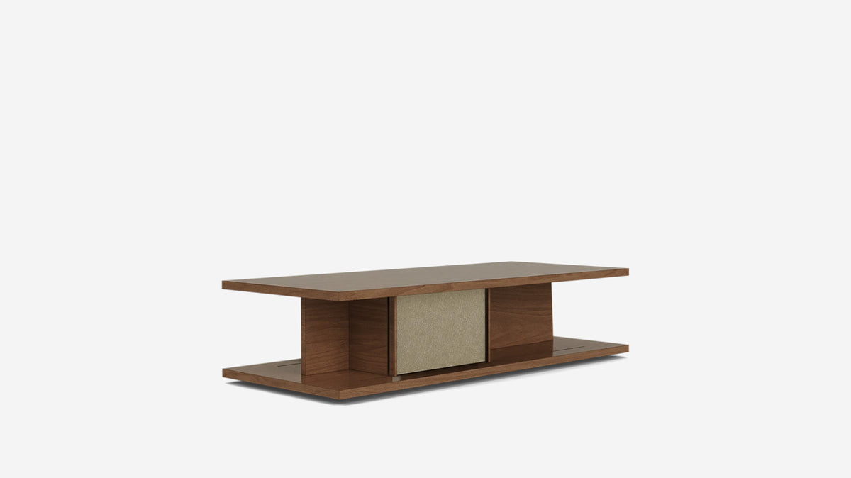 plank rectangular coffee table