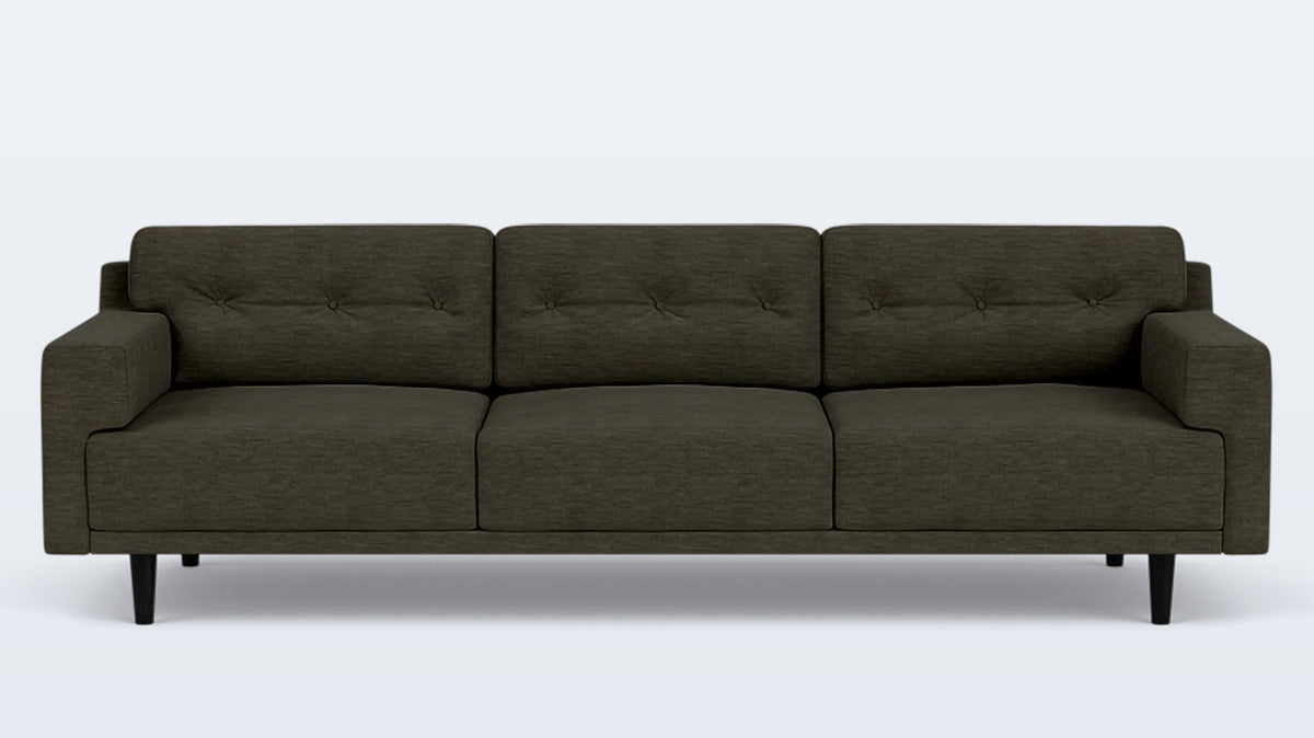 remi 101&quot; sofa (button) - fabric