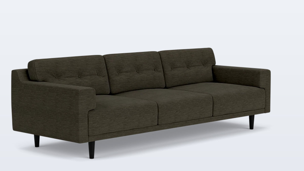 remi 101&quot; sofa (button) - fabric