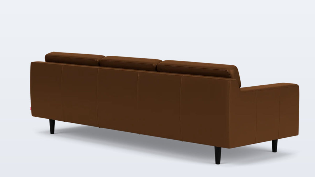 remi 101&quot; sofa (button) - leather