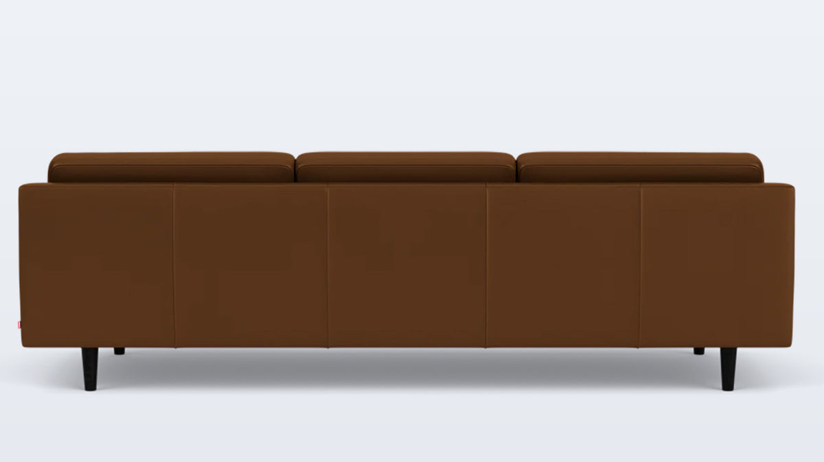 remi 101&quot; sofa (button) - leather