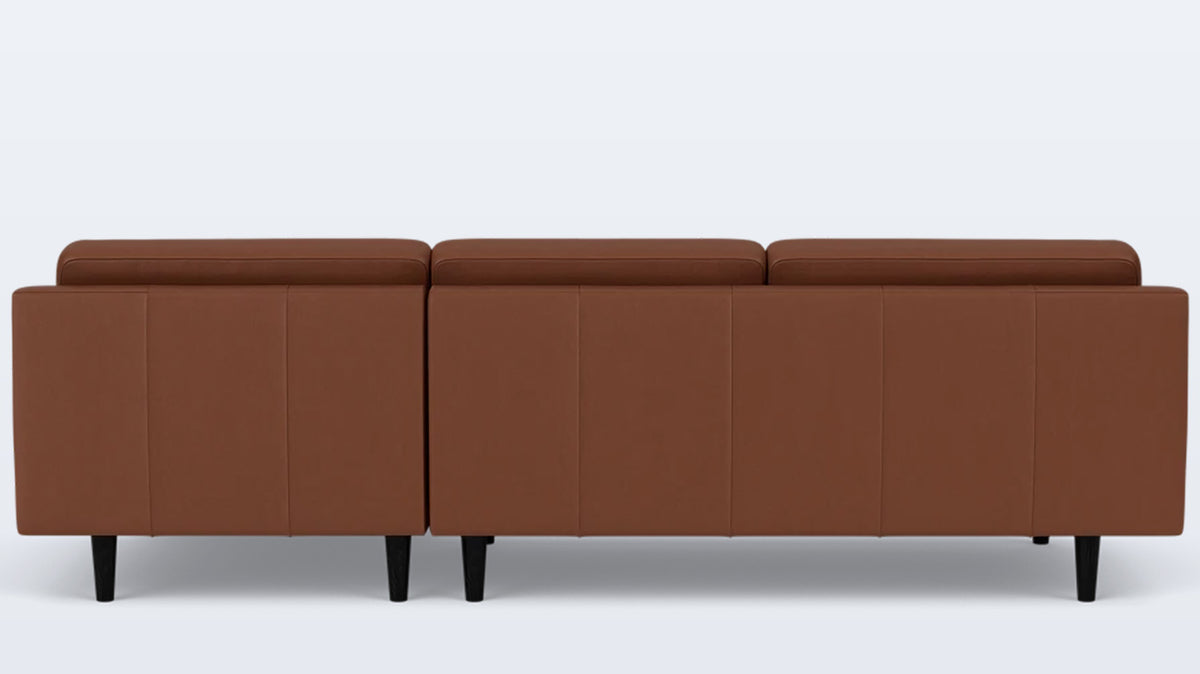 remi 2-piece sectional (button) - leather