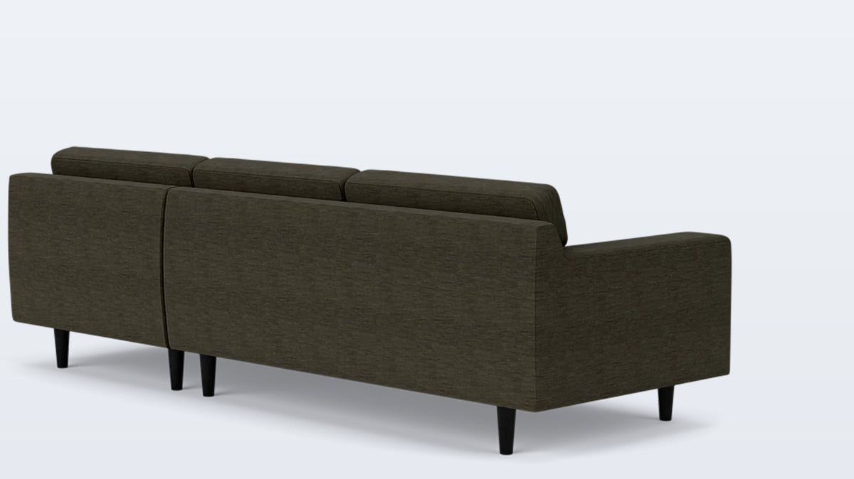 remi 2-piece sectional (horizontal pull) - fabric