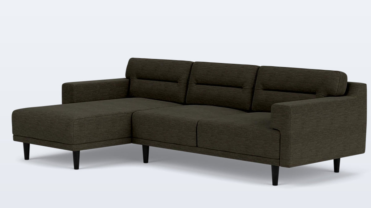 remi 2-piece sectional (horizontal pull) - fabric