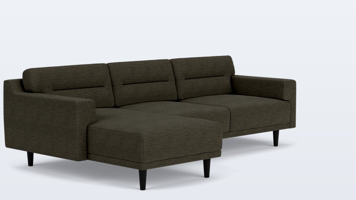 remi 2-piece sectional (horizontal pull) - fabric