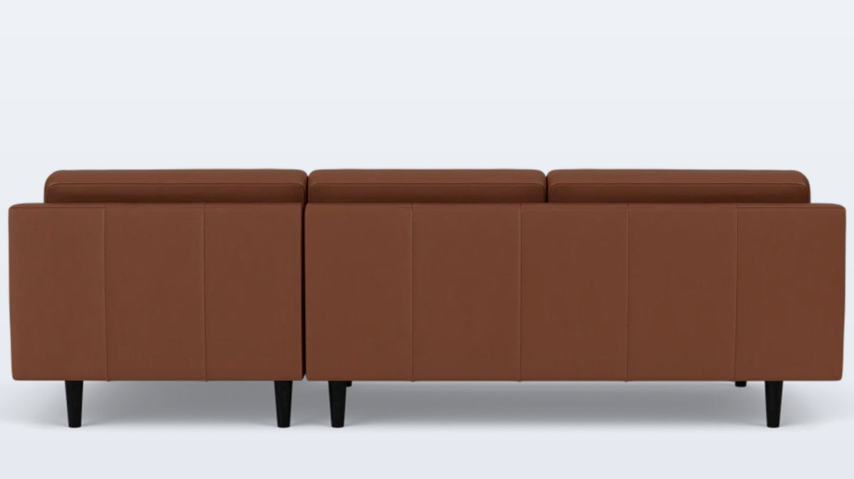 remi 2-piece sectional (horizontal pull) - leather