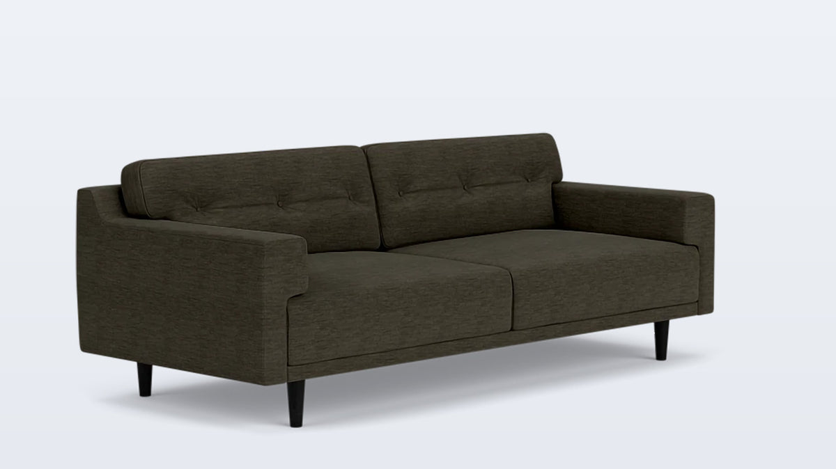 remi 87&quot; sofa (button) - fabric