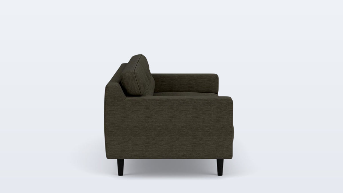 remi 87&quot; sofa (button) - fabric