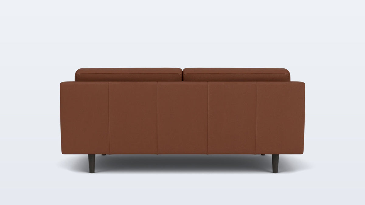 remi loveseat (horizontal pull) - leather