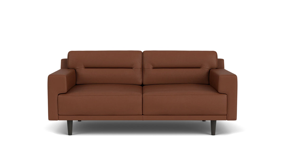 remi loveseat (horizontal pull) - leather