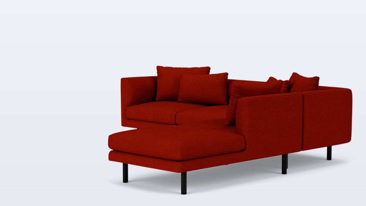 replay 2-piece sectional - fabric