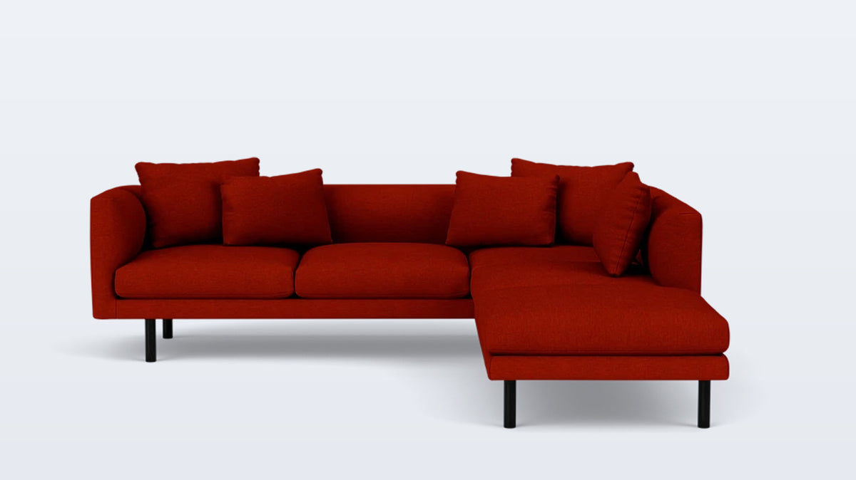 replay 2-piece sectional - fabric