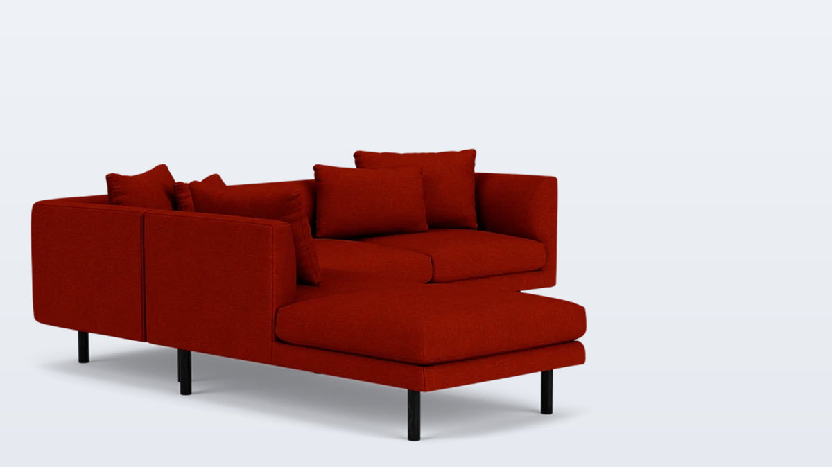 replay 2-piece sectional - fabric