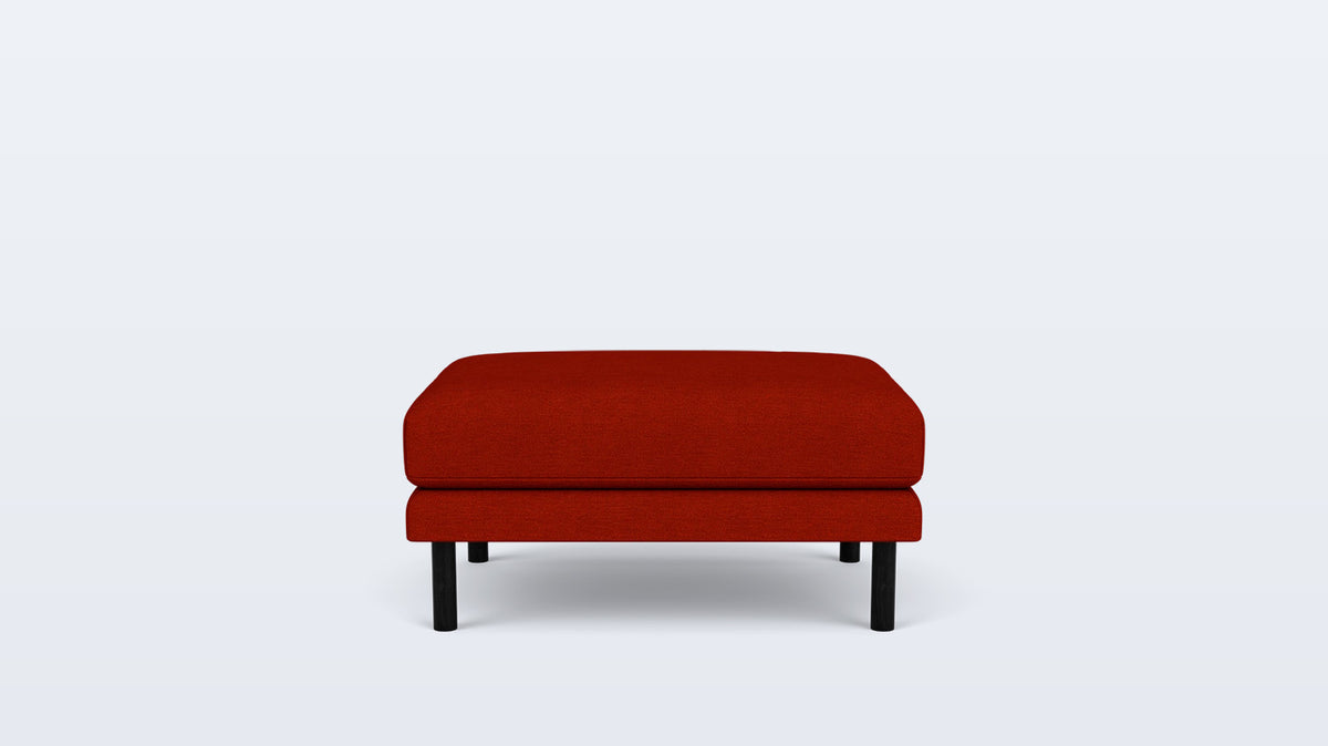 replay rectangular ottoman - fabric