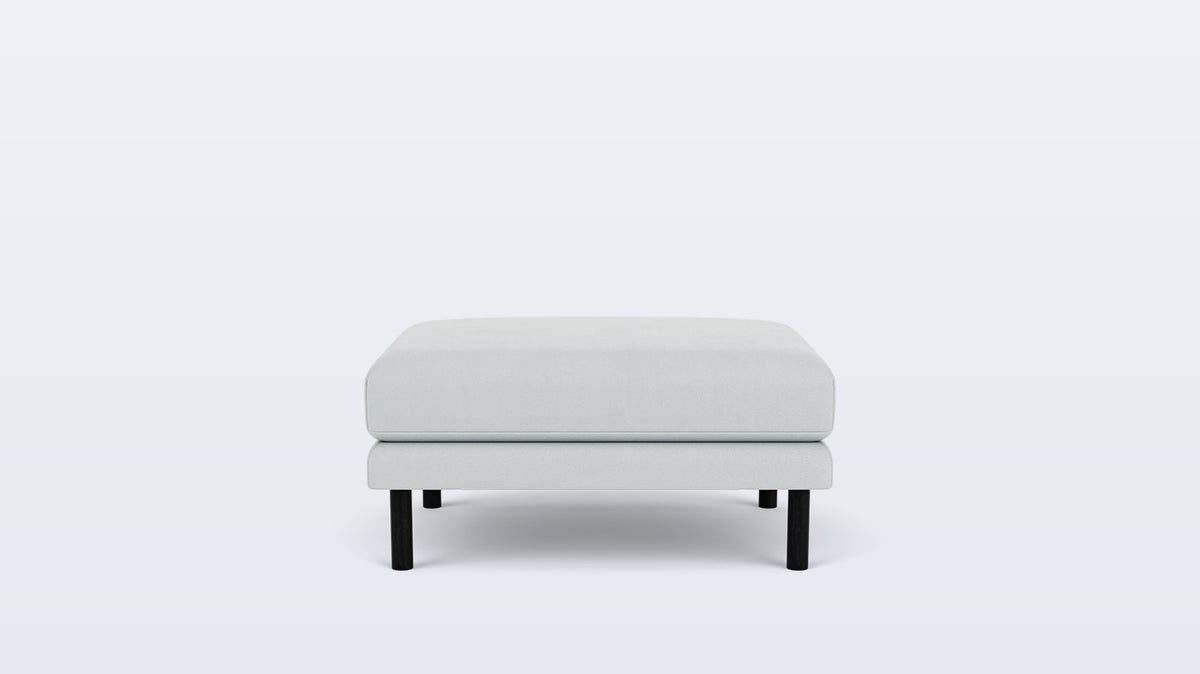 replay rectangular ottoman - leather