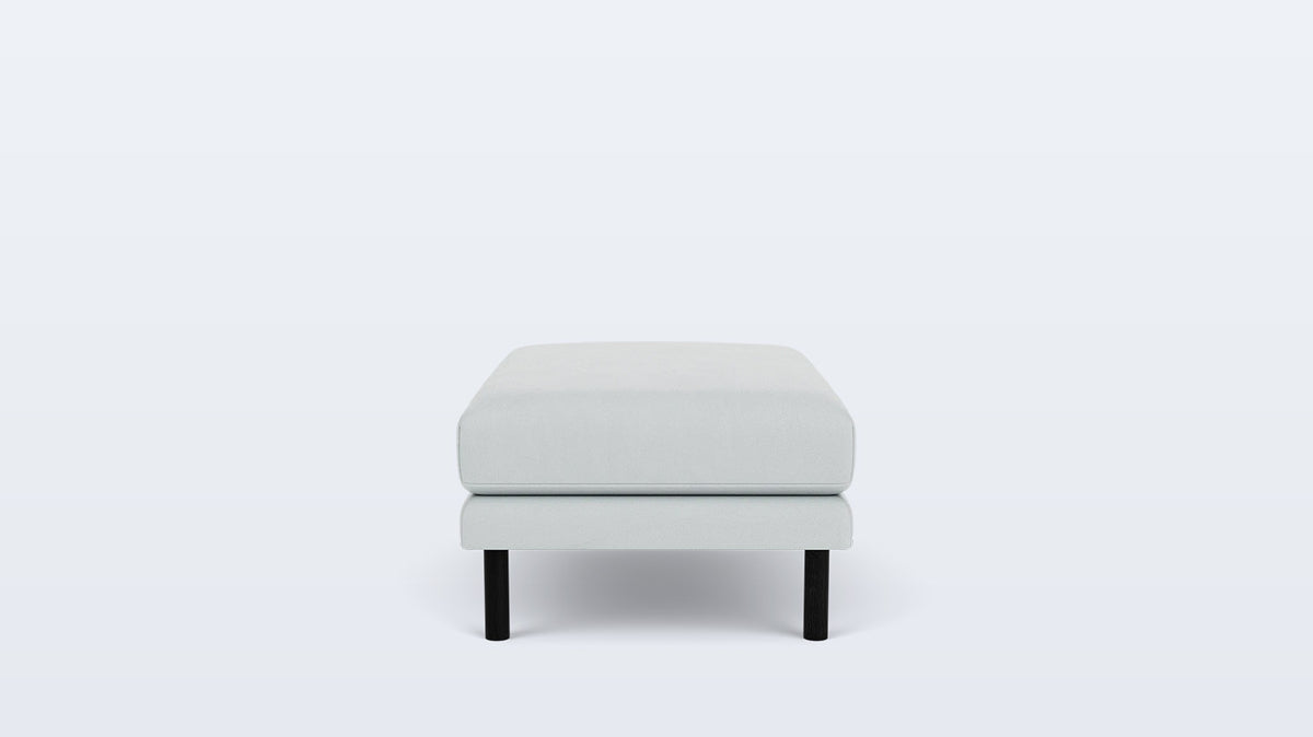 replay rectangular ottoman - leather