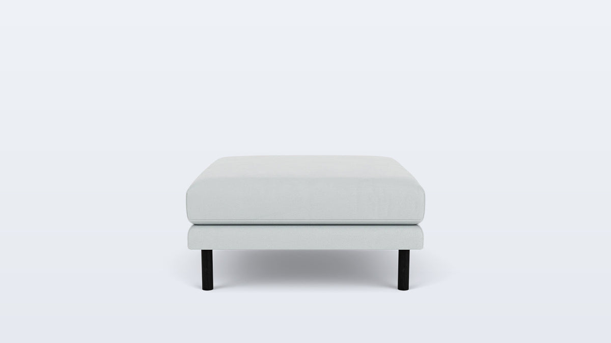 replay square ottoman - leather