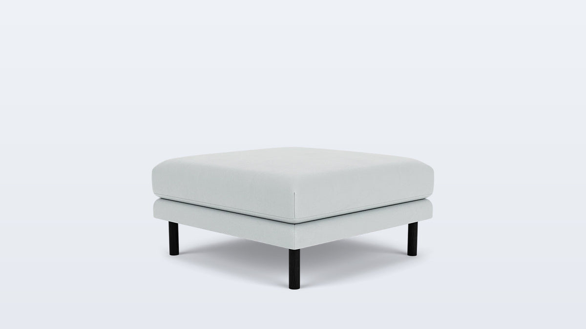 replay square ottoman - leather